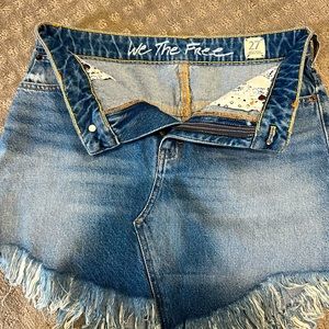 We the free denim boho skirt available!!!